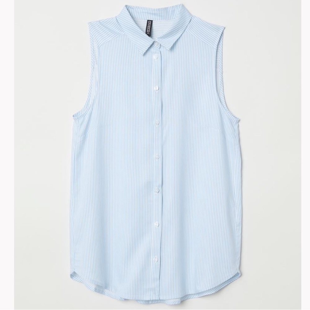 H&M Sleeveless Viscose Blouse Size XS